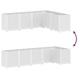 Jardinière blanc 160x120x53 cm polypropylène 557418557418