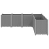 Jardinière gris clair 160x160x53 cm polypropylène 557424557424