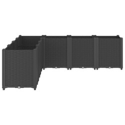 Jardinière noir 160x160x53 cm polypropylène 557425557425