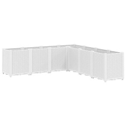 Jardinière blanc 160x160x53 cm polypropylène 557426557426