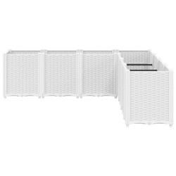 Jardinière blanc 160x160x53 cm polypropylène 557426557426