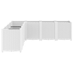 Jardinière blanc 160x160x53 cm polypropylène 557426557426