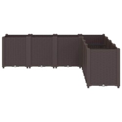 Jardinière marron 160x160x53 cm polypropylène 557428557428