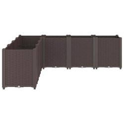 Jardinière marron 160x160x53 cm polypropylène 557428557428
