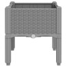Jardinière avec pieds gris clair 40x40x42 cm PP 557430557430