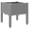 Jardinière avec pieds gris clair 40x40x42 cm PP 557430557430