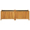 Jardinière avec doublure 153x38,5x50 cm bois massif d'acacia 557440557440