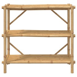 Étagère à 3 niveaux 100x40x90 cm bambou 557446557446