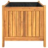 Jardinière avec doublure 80x42x40 cm bois massif d'acacia 557448557448