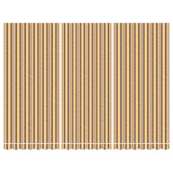 Tissu de remplacement pour auvent rayures multicolores 5x3,5 m 557454557454