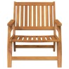 Banc de Relaxation 2 pcs Marron Bois d'Acacia Massif 557457557457