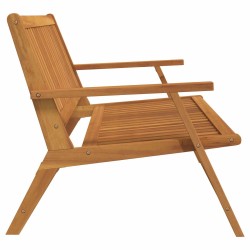 Banc de Relaxation 2 pcs Marron Bois d'Acacia Massif 557457557457