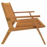 Banc de Relaxation 2 pcs Marron Bois d'Acacia Massif 557457557457