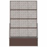 Jardinière Treillis Marron 105 x 30 x 170 cm Métал 557458557458