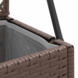 Jardinière Treillis Marron 105 x 30 x 170 cm Métал 557458557458