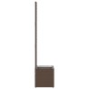 Jardinière Treillis Marron 35 x 30 x 135 cm Métал 557459557459