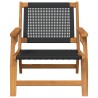 Mobilier de jardin 2 pcs Noir 67 x 78 x 73 cm 557464557464