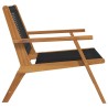 Mobilier de jardin 2 pcs Noir 67 x 78 x 73 cm 557464557464