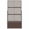 Jardinière Treillis Marron 70 x 30 x 135 cm Métал 557470557470
