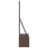 Jardinière Treillis Marron 70 x 30 x 135 cm Métал 557470557470