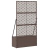Jardinière Treillis Marron 70 x 30 x 135 cm Métал 557470557470