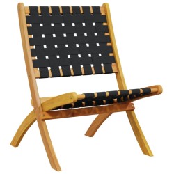 Chaises de jardin pliantes lot de 2 bois d'acacia solide tissu 557479557479