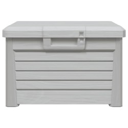 Boîte à coussins d'extérieur gris 73x50,5x46,5 cm polypropylène 557483557483