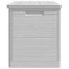 Boîte à coussins d'extérieur gris 77,5x44,5x53 cm polypropylène 557485557485