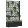 Jardinière Treillis Noir 105 x 30 x 170 cm Métал 557487557487