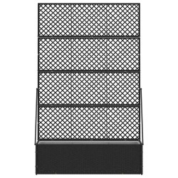 Jardinière Treillis Noir 105 x 30 x 170 cm Métал 557487557487