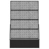 Jardinière Treillis Noir 105 x 30 x 170 cm Métал 557487557487