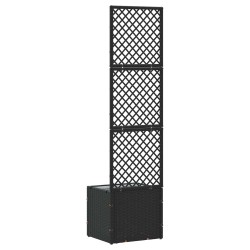 Jardinière Treillis Noir 35 x 30 x 135 cm Métал 557488557488