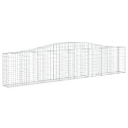 Paniers à gabions arqués 3 pcs 400x30x80/100 cm Fer galvanisé 557491557491