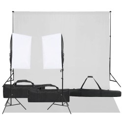 Kit de studio photo avec éclairage et toile de fond 557496557496