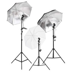 Kit de studio photo avec éclairage toile de fond et réflecteur 557499557499