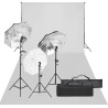Kit de studio photo avec éclairage et toile de fond 557500557500