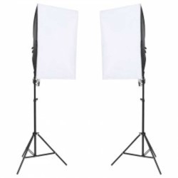 Kit de studio photo avec éclairage toile de fond et réflecteur 557505557505