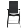 Ensemble à manger de jardin 3 pcs Noir 557507557507