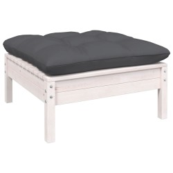 Salon de jardin 5 pcs avec coussins bois de pin massif 557513557513