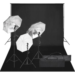 Kit de studio photo avec éclairage et toile de fond 557530557530