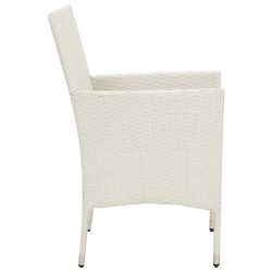 Ensemble à manger d'extérieur 5pcs avec coussins Résine tressée 557532557532