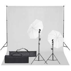 Kit de studio photo avec éclairage et toile de fond 557533557533