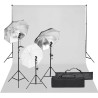 Kit de studio photo avec éclairage et toile de fond 557536557536