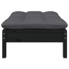 Salon de jardin 5 pcs avec coussins bois de pin massif 557562557562