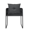 Ensemble à manger de jardin 3 pcs Noir 557564557564