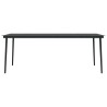 Ensemble à manger de jardin 7 pcs Noir 557579557579