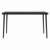 Ensemble à manger de jardin 5 pcs Noir 557581557581