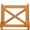Chaises à manger d'extérieur lot de 6 Bois d'acacia massif 557588557588