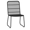 Ensemble à manger de jardin 3 pcs Noir 557591557591