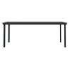 Ensemble à manger de jardin 7 pcs Noir 557596557596